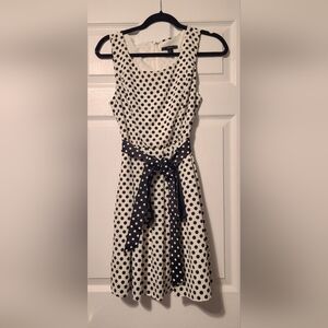 Forever 21 Black and White Polka Dot Mini Dress - M